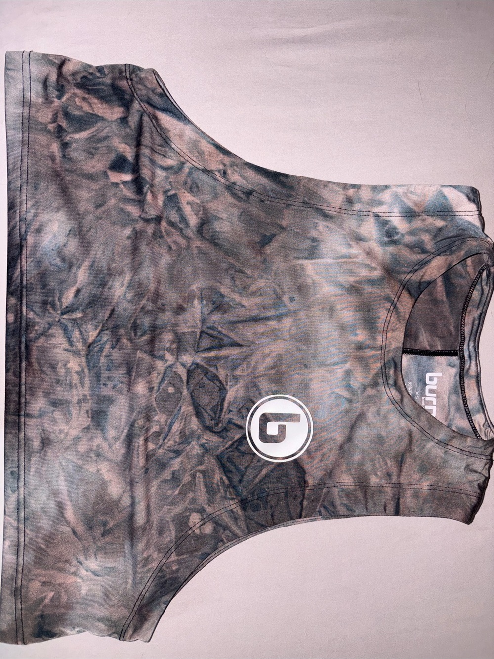 Tie-Dye Cropped Tank Top burn boot camp